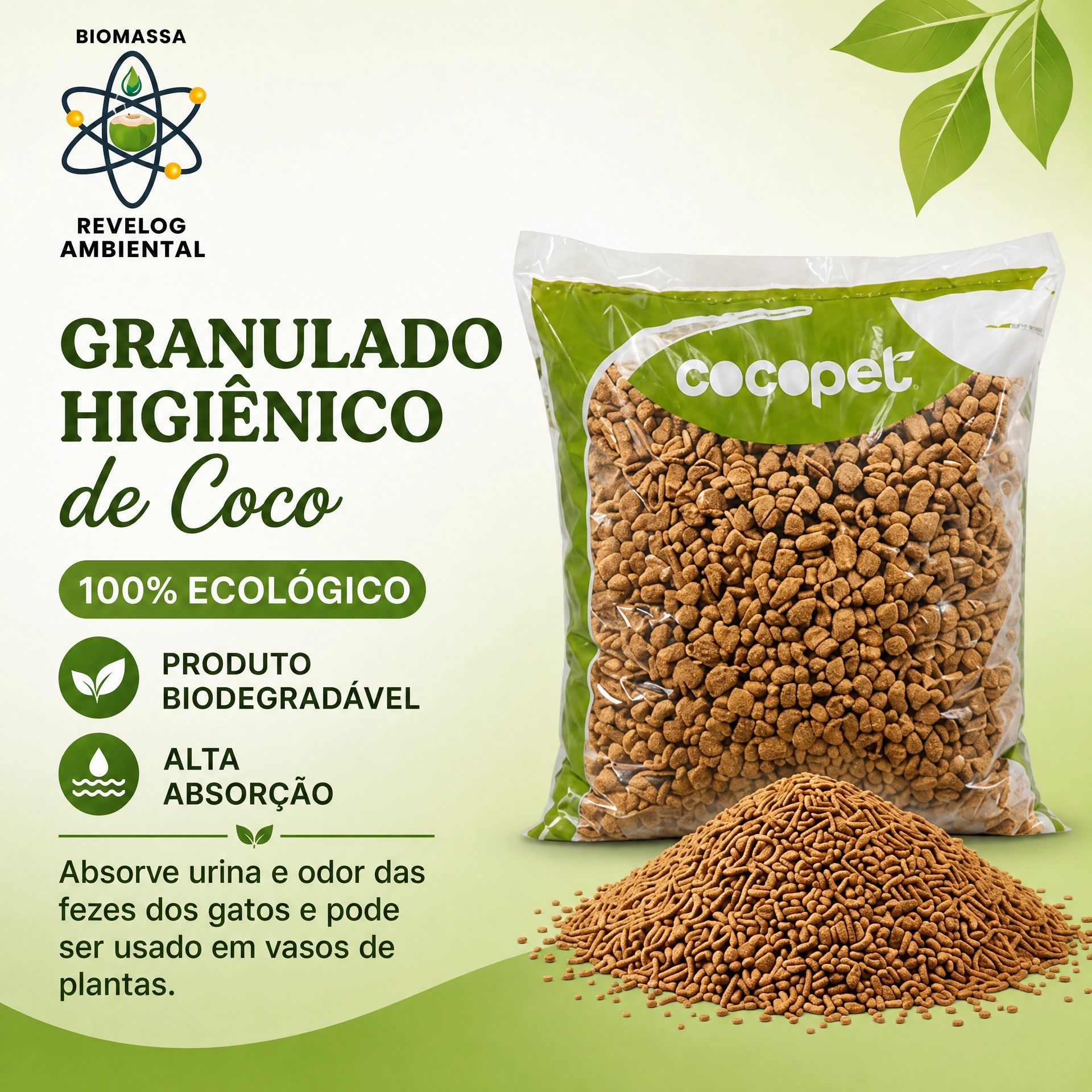 Granulado Higiênico de Coco