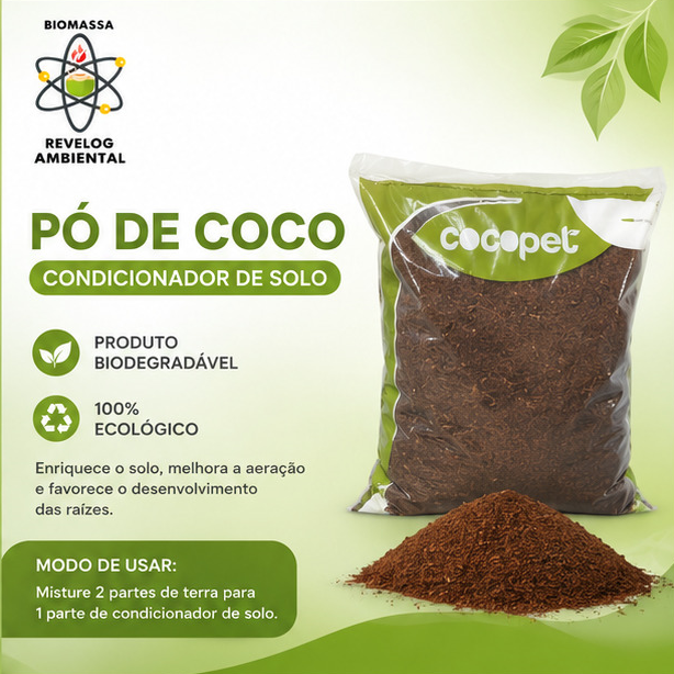 Pó de Coco Condicionador - Cocopet